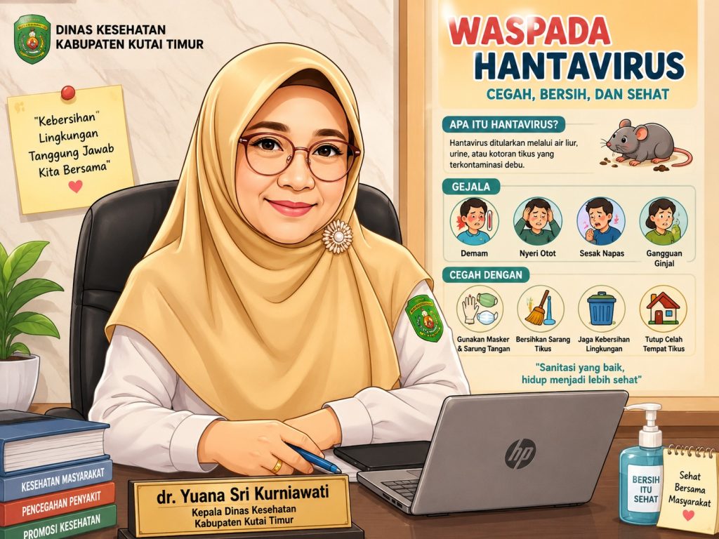 Dinkes Kutai Timur Tingkatkan Kewaspadaan terhadap Hantavirus, Masyarakat Diimbau Jaga Kebersihan Lingkungan
